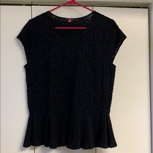 Lace top with peplum